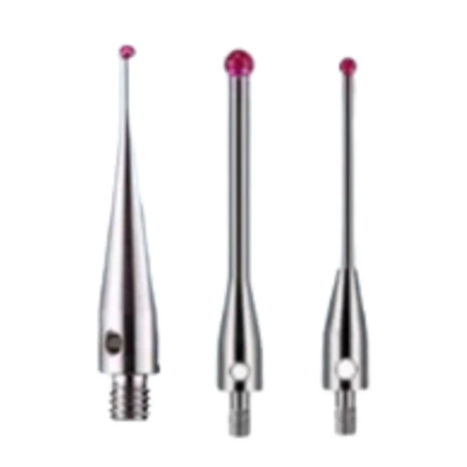 Probe three coordinate measuring needle ruby gauge probe stainless steel measuring rod M2M3M4 flat measurement