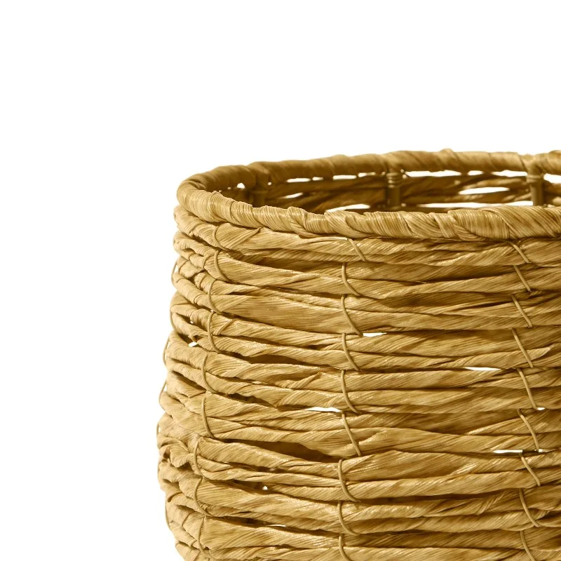 5 In Woven Faux Seagrass Indoor Planter