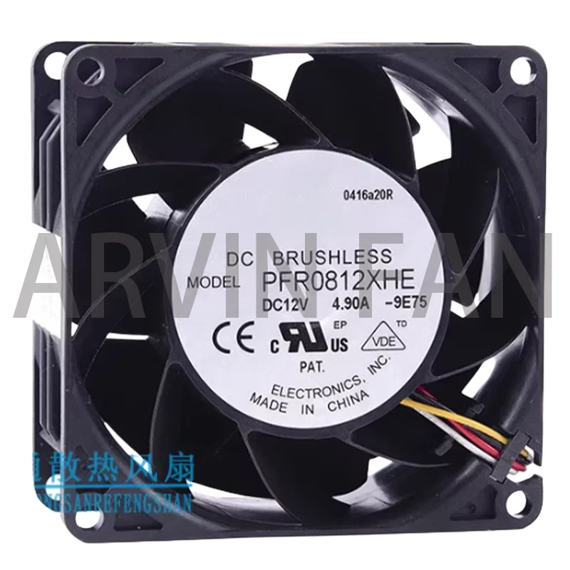 

PFR0812XHE 8038 12V 4.9A 8CM Supercharged Super Violent Cooling Fan
