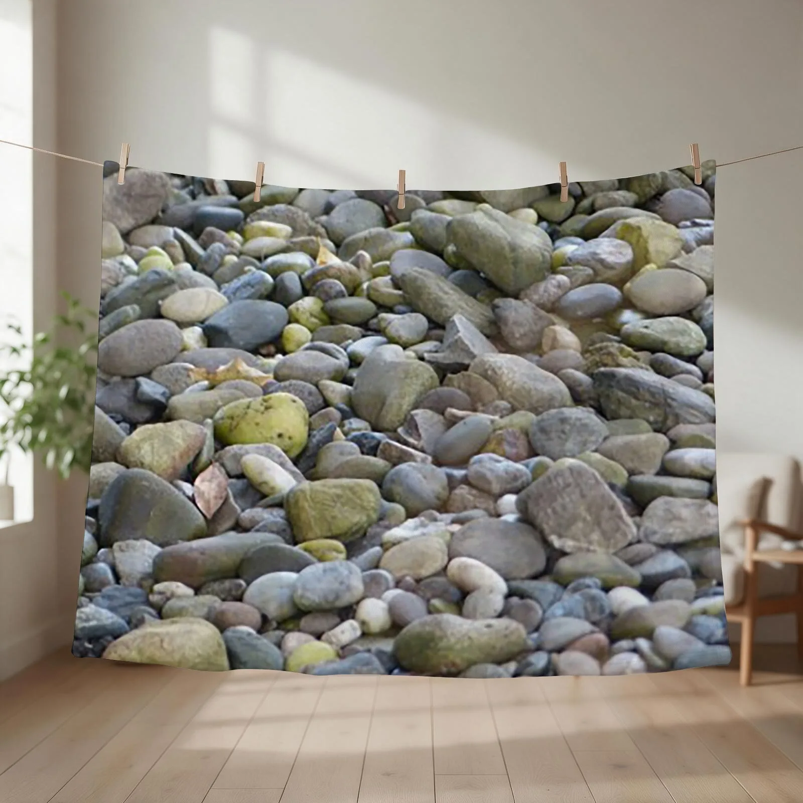Stones, Pebbles, and Rocks Throw Blanket cosplay anime christmas gifts for sofa Beach Blankets