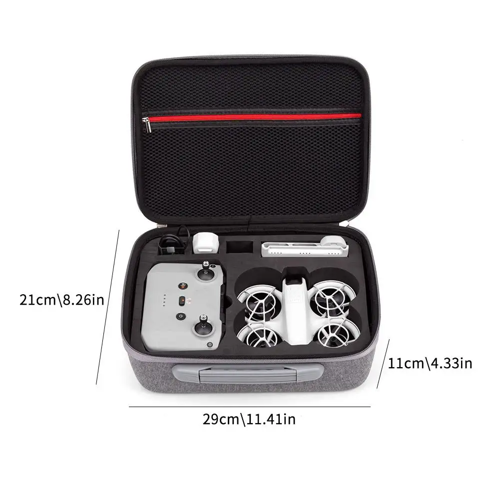 กระเป๋าเก็บของสำหรับ DJI Neo เคสโทรศัพท์กันกระแทกกันกระแทกกันตกสำหรับรีโมทคอนโทรล RC เคสกล่องพกพาแบบพกพา