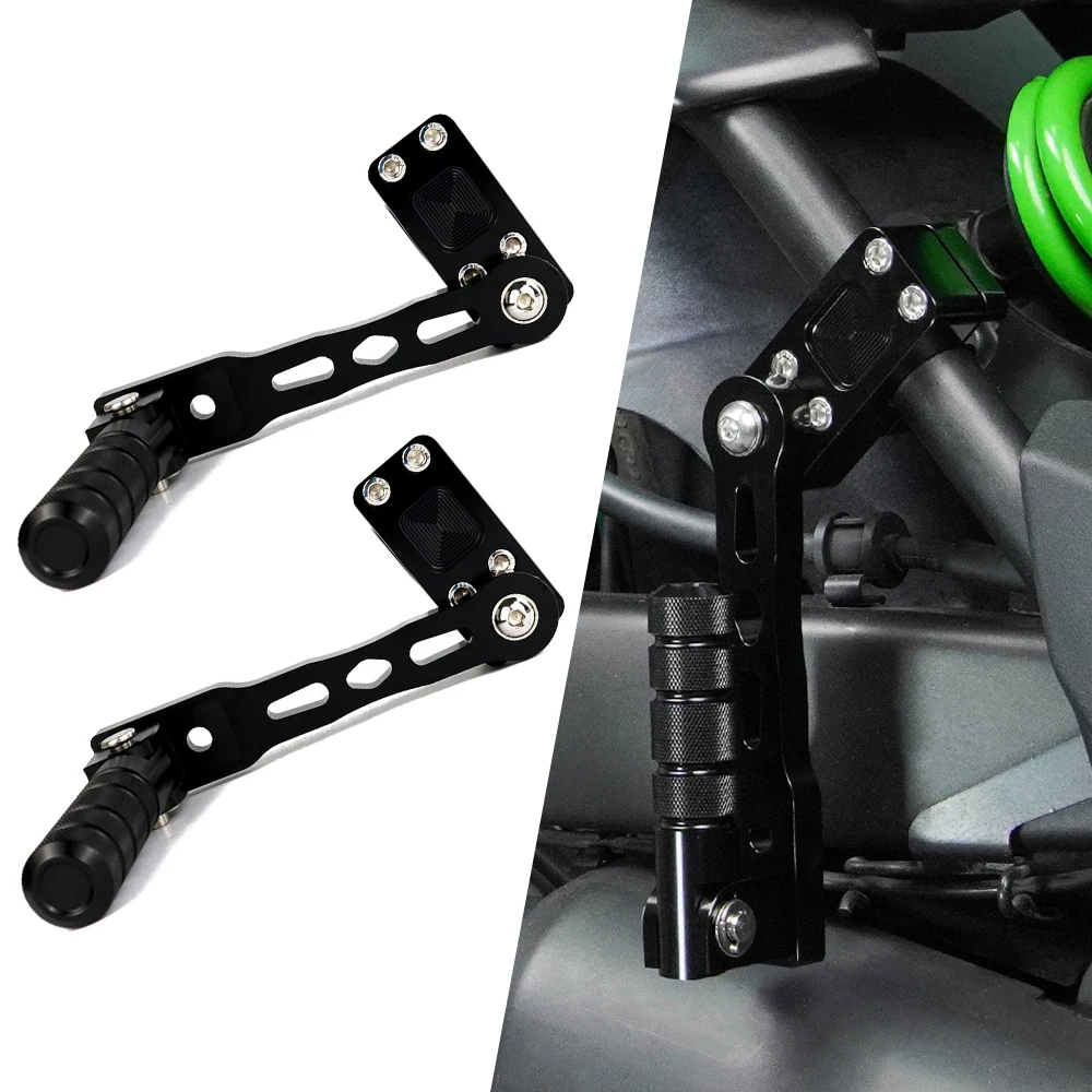 32mm 1 1/4'' Motorbike Adjustable Highway Foot Peg Mount Kits For Harley Davidson Street Rod Sport Glide FLSB Wide Glide softail