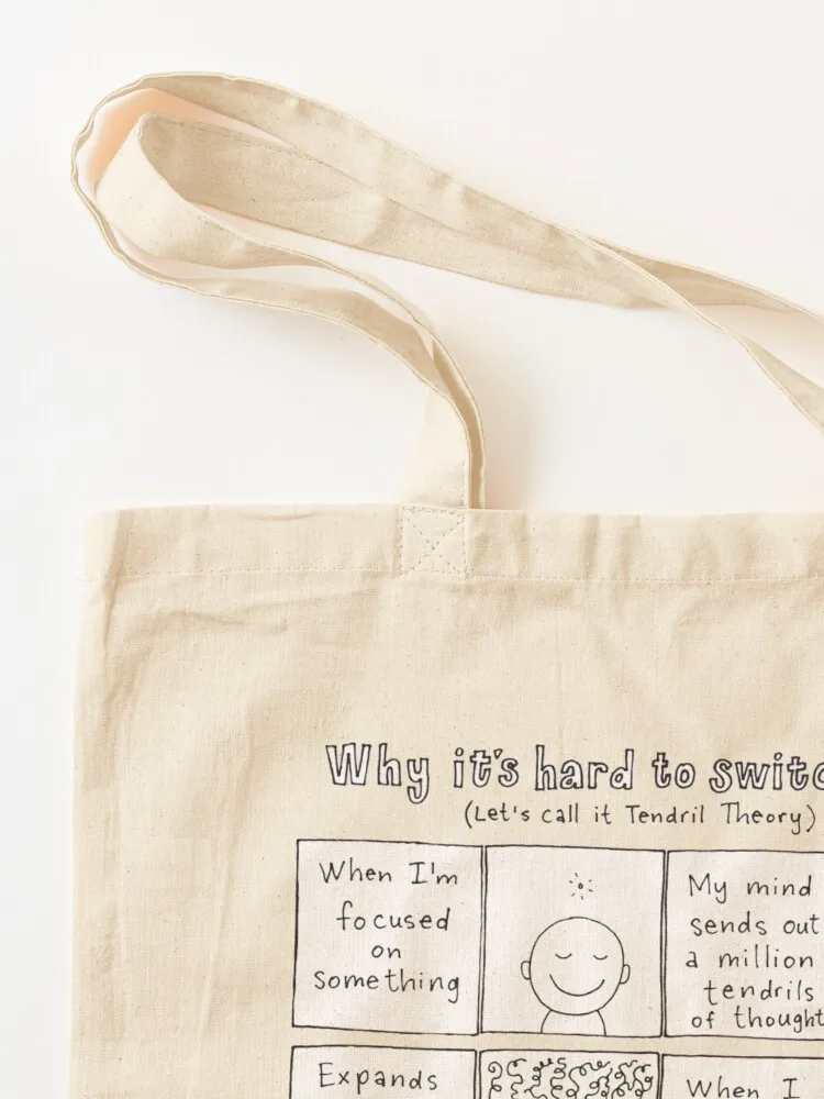 Tendril Theory Tote Bag shopping bag logo Canvas bag shopper women canvas tote woman