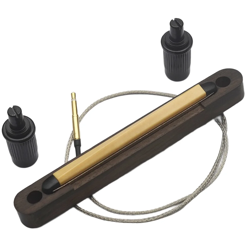 Electric Bass Saddle Piezo for bridge Pickup For Live Music Performance Natural Wood Resonance For Acoustic Electric Bass