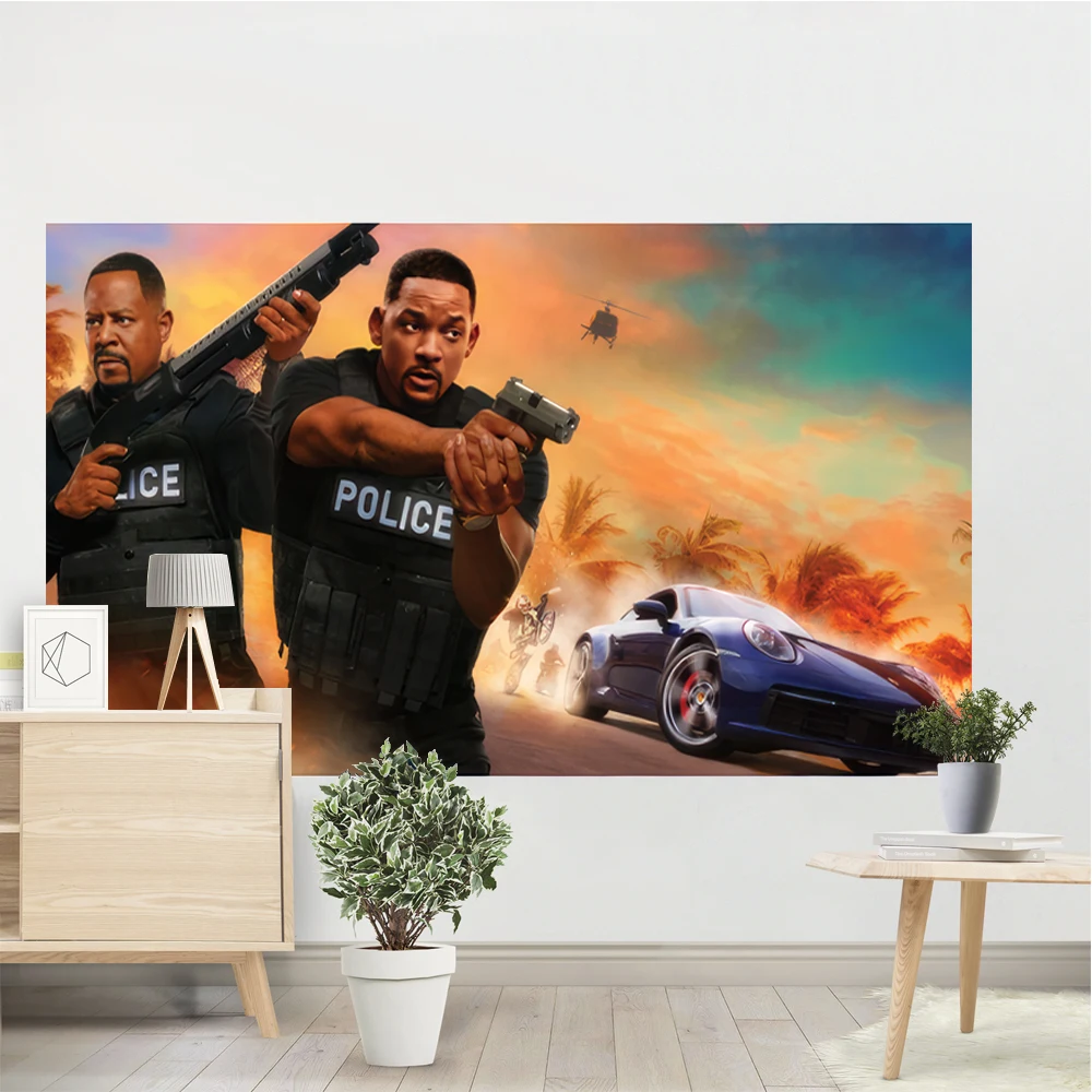 Miami Rage Forever Bad Boys movie living room decoration tapestry