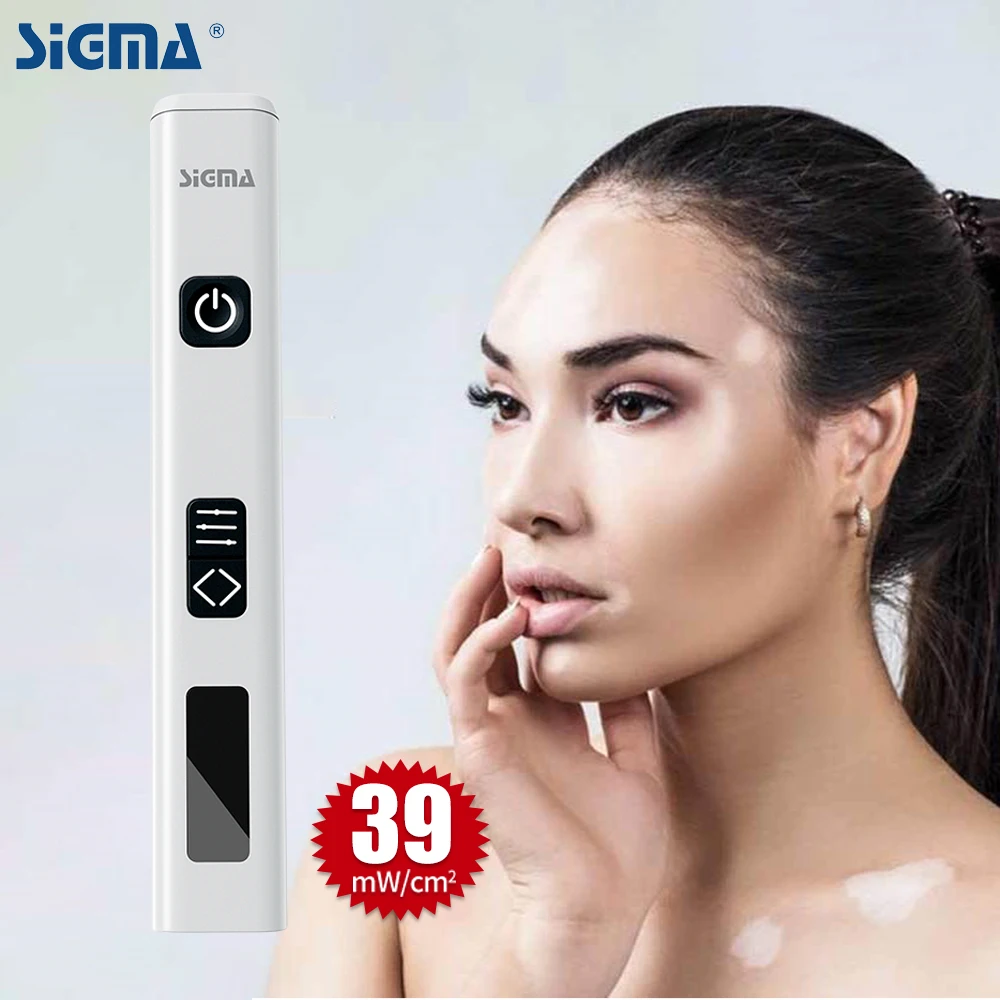 

SIGMA Wand Ace 308nm Excimer Laser UVB Phototherapy Device UV Light Therapy Lamp for Vitiligo Psoriasis Treatment