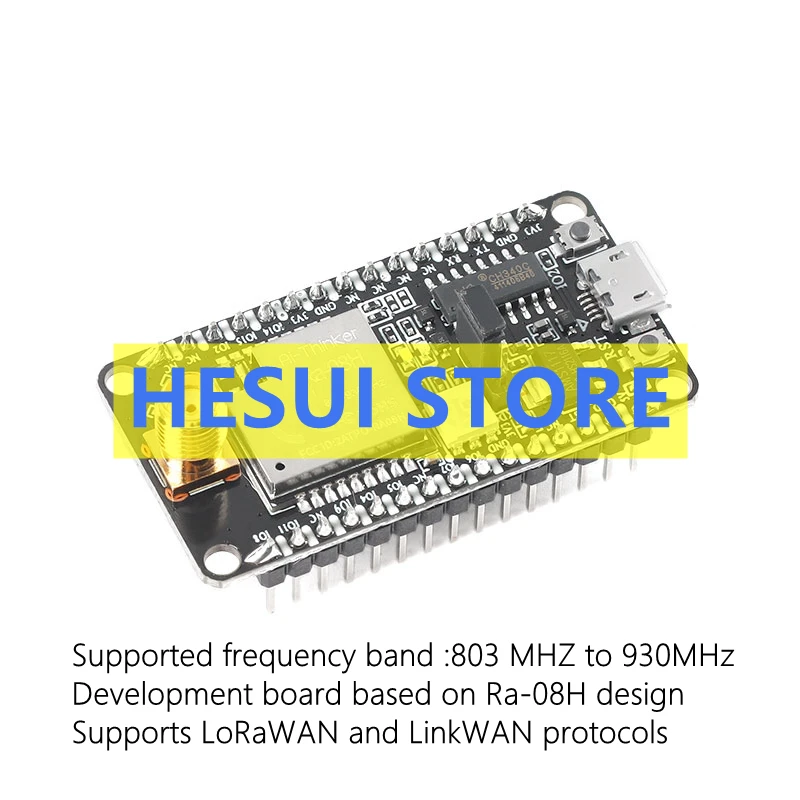 Ra-08H-Kit LoRaWAN RF модуль макетная плата/поставляется с MCU/SMA интерфейсом 915 МГц антенна