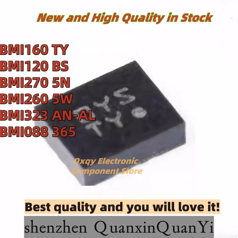 5PCS BMI160 TY BMI120 BS BMI270 5N BMI260 5W BMI323 AN AL BMI088 365 LGA-14 Original IMU accelerometer sensor