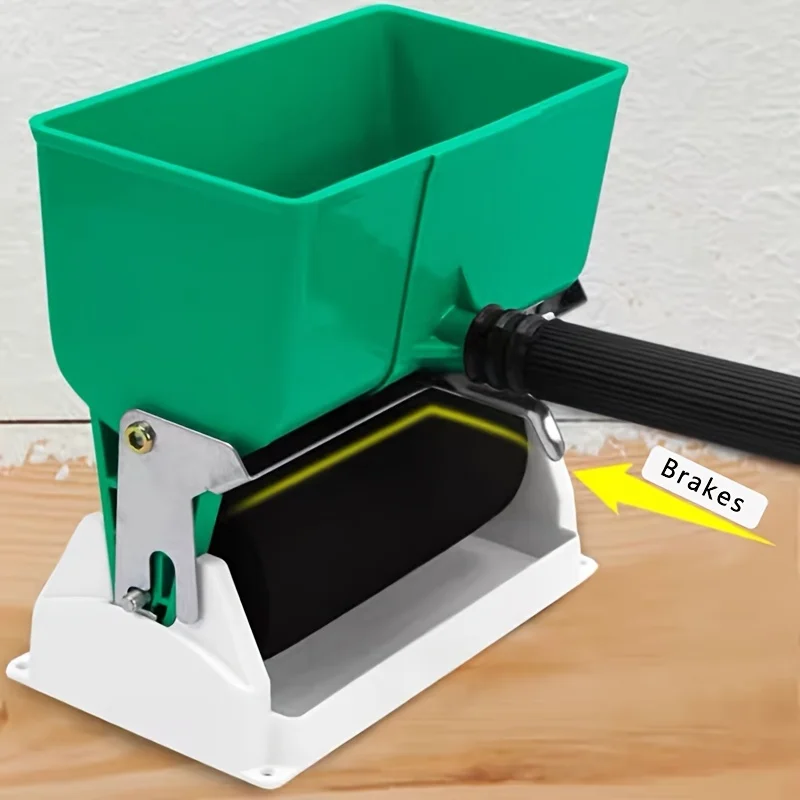 

Portable wooden wallpaper cardboard box brush roller manual decorative woodworking glue roller with flow control switch
