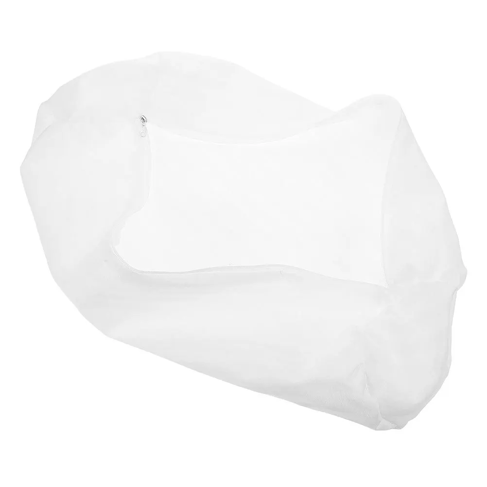 

Cylindrical Pillow Cover 1 Unit Soft Round Neck Pillowcase Removable Zippered Protector for Sofa Chairs Beds Home Decor