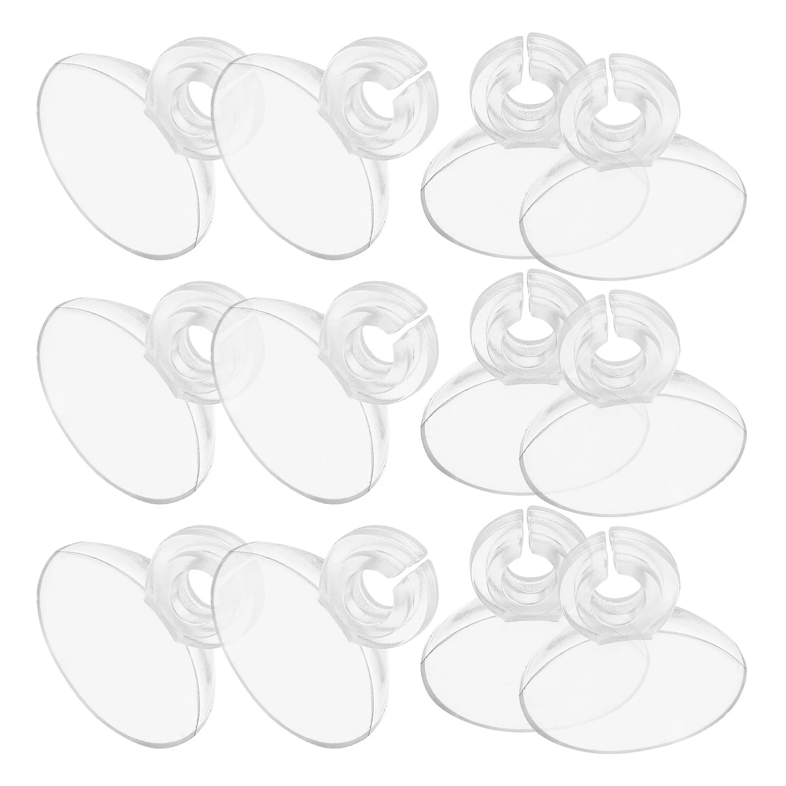 

20Pcs Oxygen Tube Clip Tank Tube Clip Aquarium Suction Cup Holder Aquarium Tubing Fixing Clips Practical Fish Tank Clamp