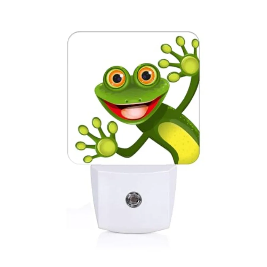 

Night Light, Plug Into Wall for Boys Girls Bedroom Decorative Square Night Light Lamp 0.5w Sleep Friendly