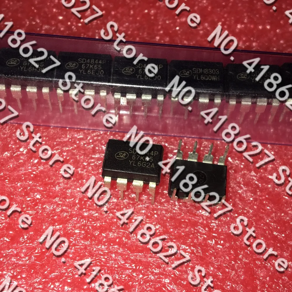 10PCS/LOT SD4844P67K65 SD4844P 4844P DIP-8  Low-power switching power supply chip New In Stock