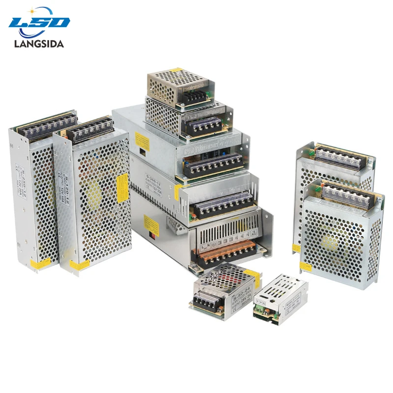 5V Power Supply LED Lighting Transformers 50W 60W 200W 300W 400W 500W AC190-240V Adapter Driver For Led Strip Lights DC12V/24V