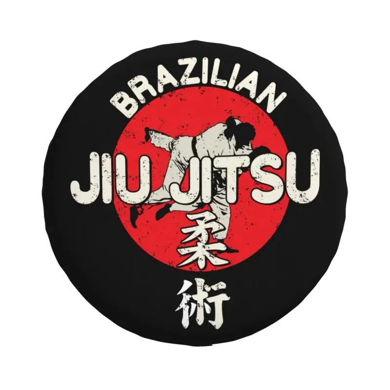 Classic Brazilian Jiu Jitsu Spare Tire Cover for Jeep Honda SUV RV Trailer Car Wheel Protectors Accessories