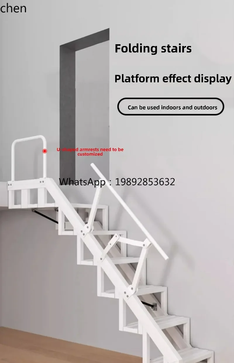 u20 Stairs Outdoor Loft Finished Villa Household Loft Small Apartment Stairs