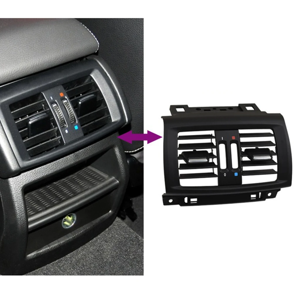 Car Rear Air Conditioner Ac Vent Outlet Grille Panel Car Rear Exhaust Grille Cover For BMW X3 X4 F25 F26 2010-2016 64229200888-T