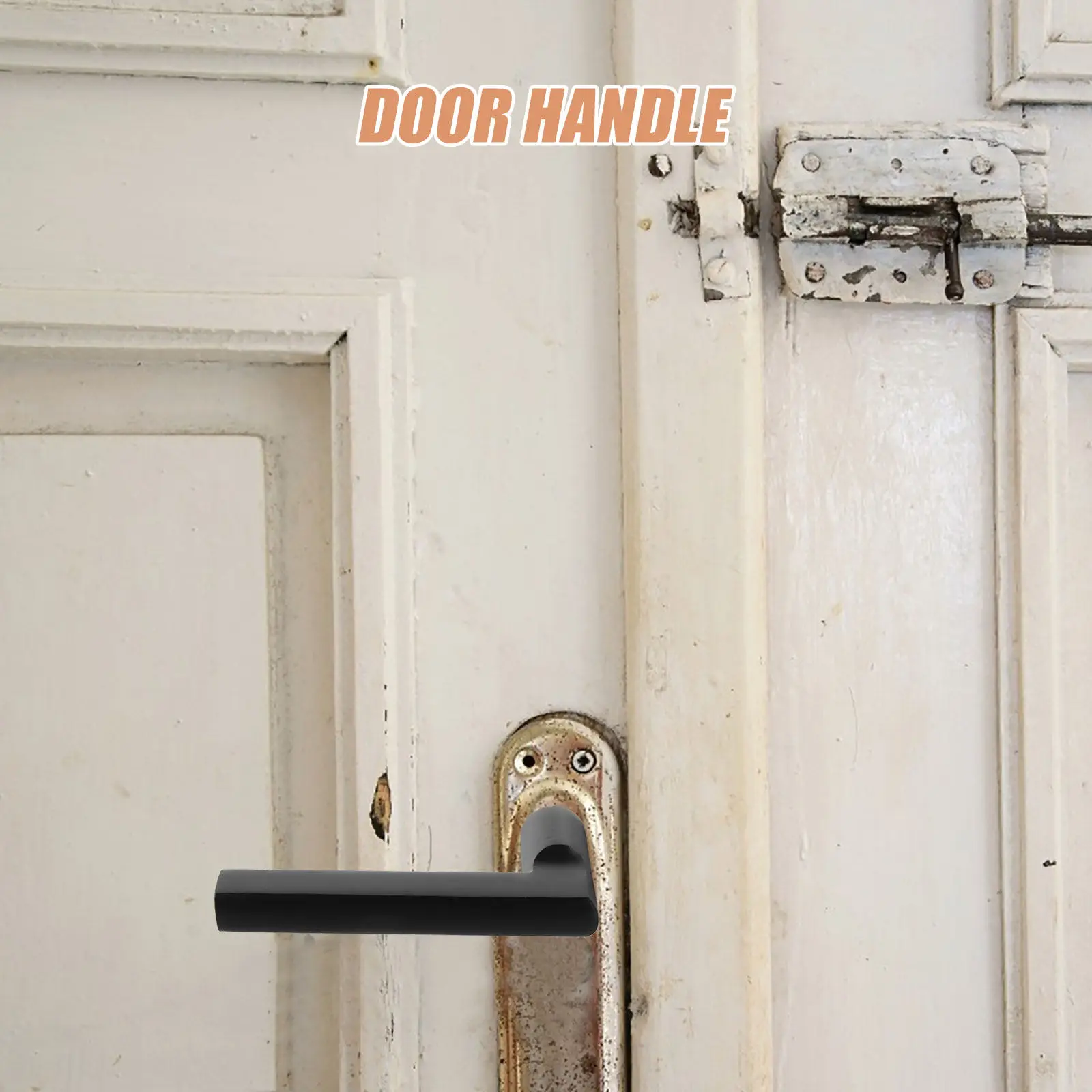Premium Metal Door Handle Replacement for Bedroom Bathroom Toilet Universal Heavy Duty Rust Resistant Sleek Modern Design Easy