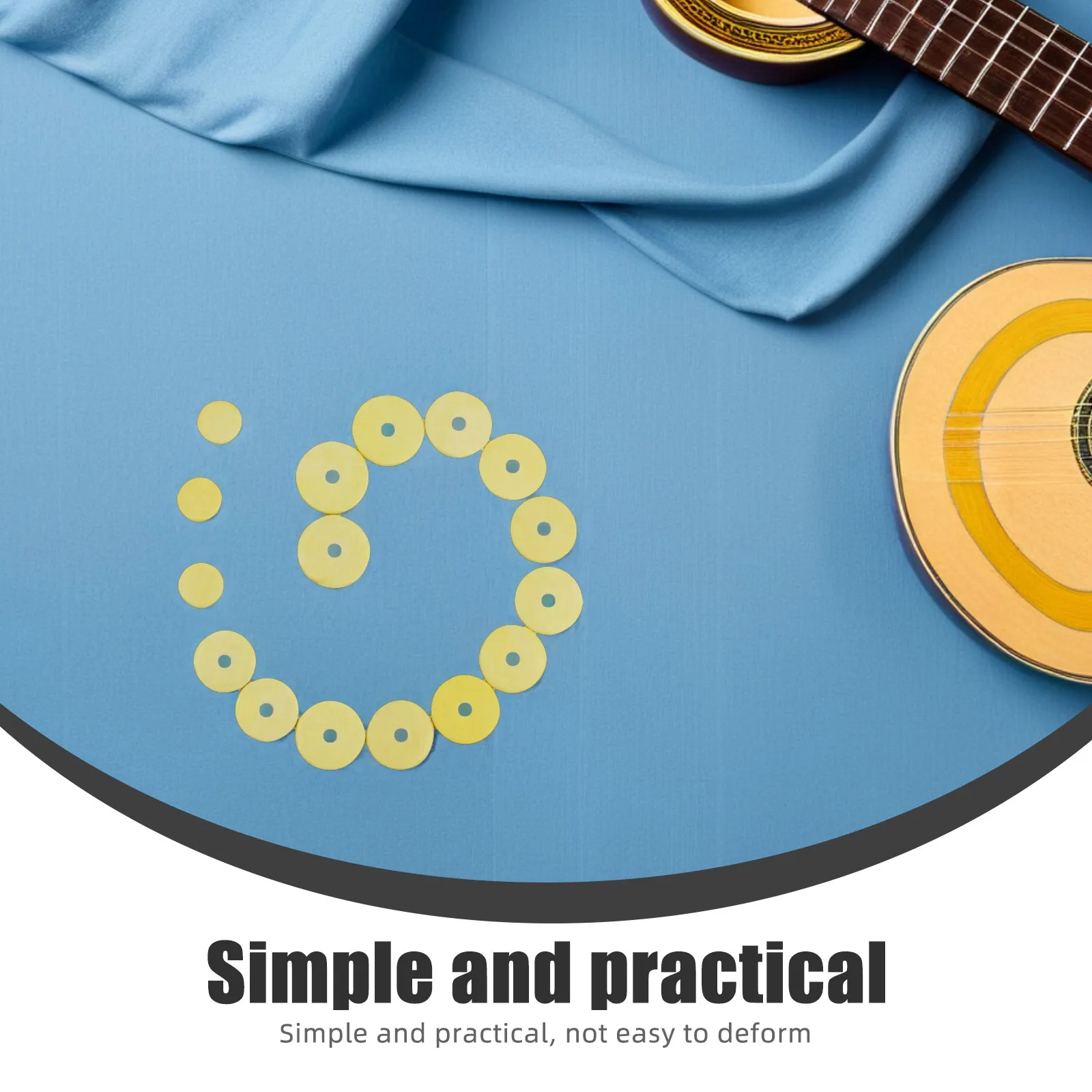 Flute Pads Replacement Different Diameter Set for Flute Maintenance Tool Woodwind Accessories Open Hole Pads