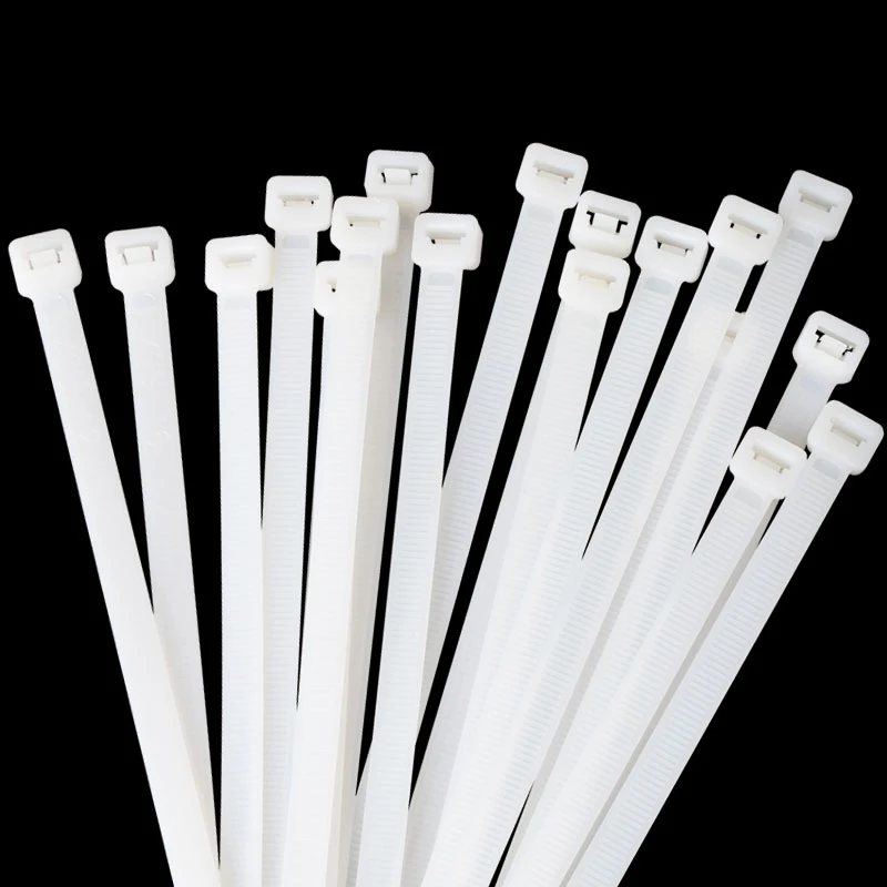 100Pcs width 2mm 3mm 2*100mm 3*200mm White Black Self-locking Plastic Nylon Cable Ties Wire Zip Tie