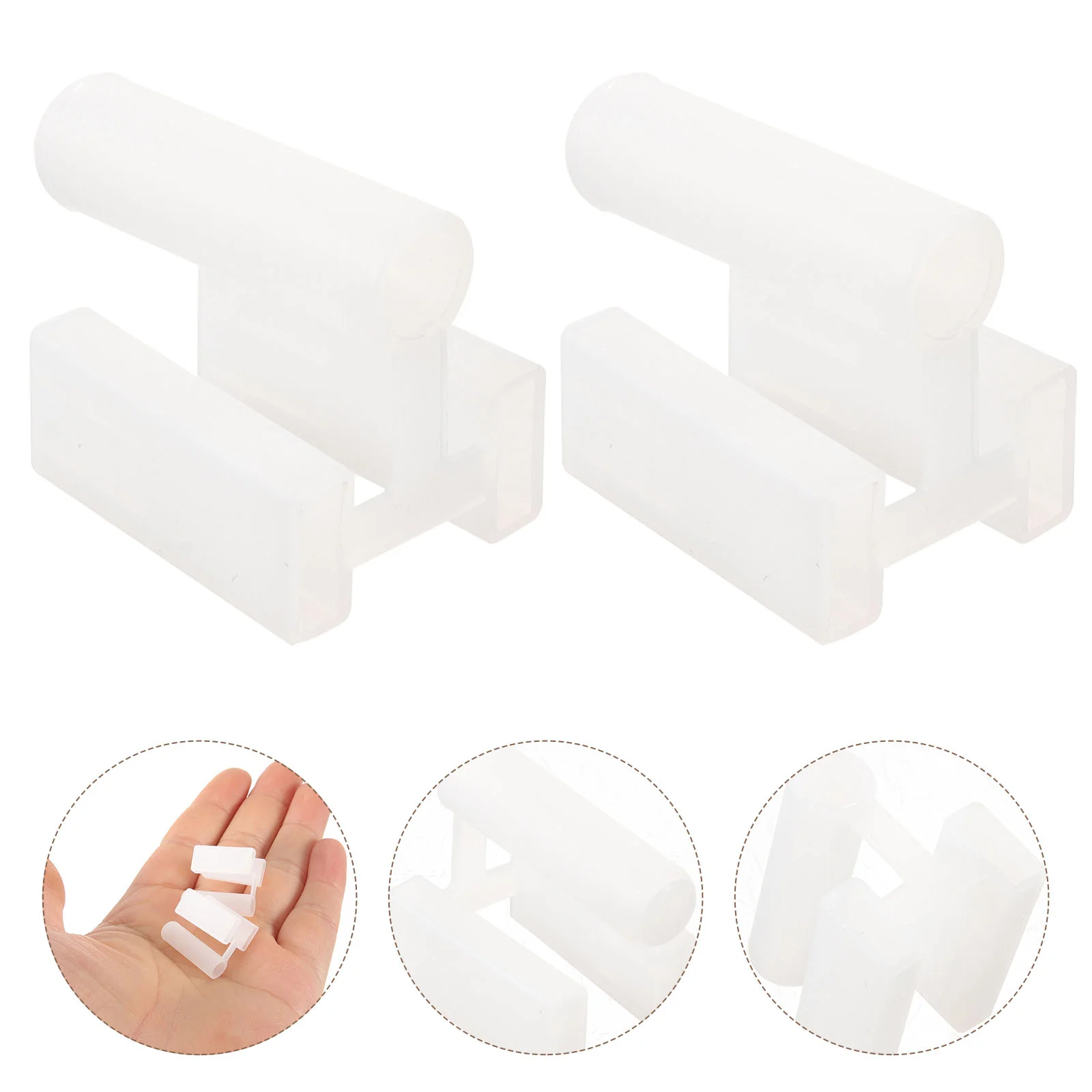 

100 Pcs Power Supply Child Socket Covers Electric Outlet Plastic Baby Proofing Plug