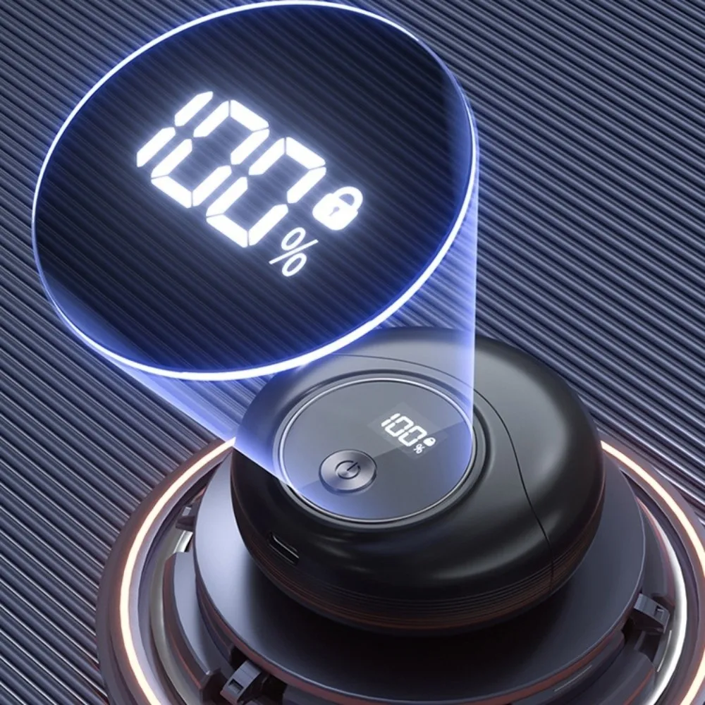 

Mini UFO Electric Shaver Magnetic Cover Rechargeable Rotating Razor Double Head IPX7 Waterproof Beard Razor For Men's Gift