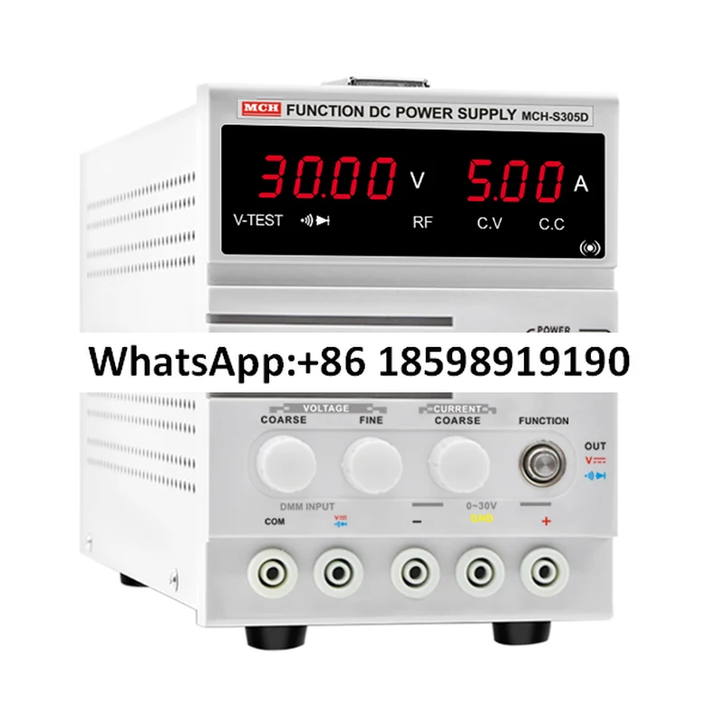 

Adjustable DC regulated power supply High precision digital display 30V5A constant