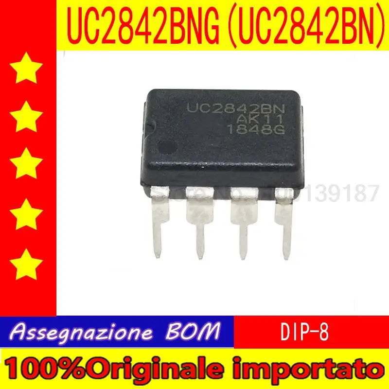  10pcs/lot  UC2842BNG UC2842BN   UC2843BNG UC2843BN   UC2844BNG UC2844BN   UC2845BNG UC2845BN  DIP-8 Power chip