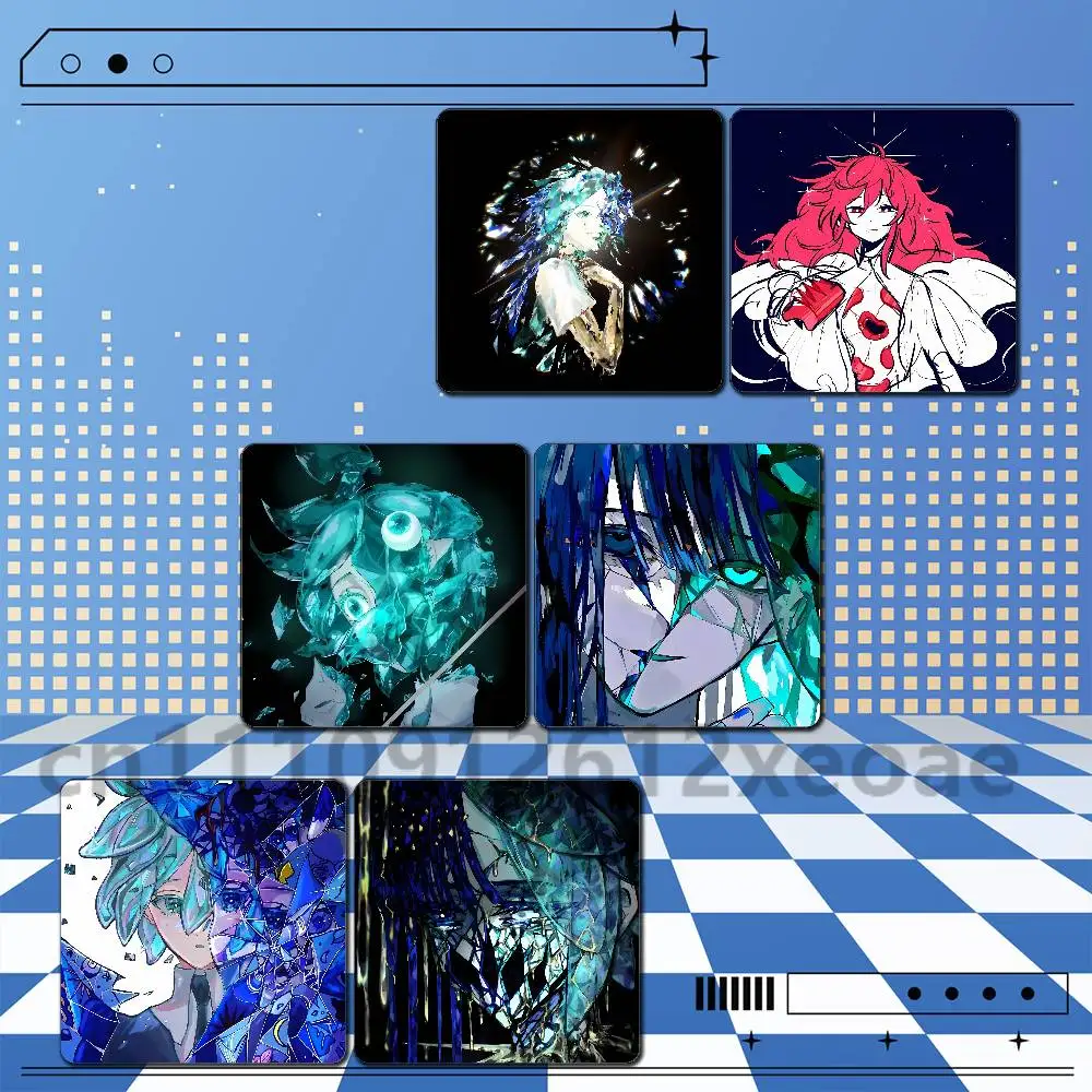 Land of the Lustrous 2PCS Set PVC Fridge Magnet 55x55mm Square Magnetic Sticker for Kitchen Home Decor Gift