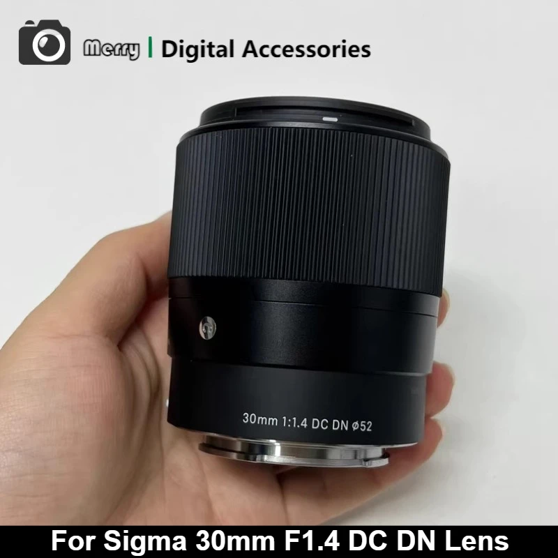 

95% новый оригинальный объектив Sigma 30 мм f/1,4 DC DN, современный объектив с фиксированным фокусом