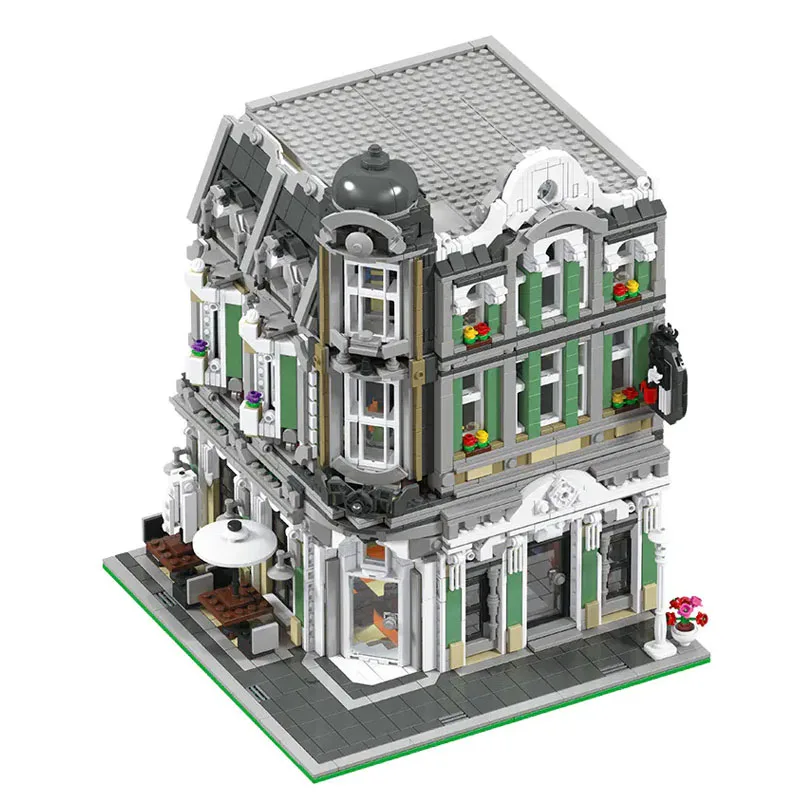 Classic MOC-32576 European Jazz Cafe 10255 Improvement Design 3261pcs 89100 Building Blocks Toy Birthday Gift for Kids