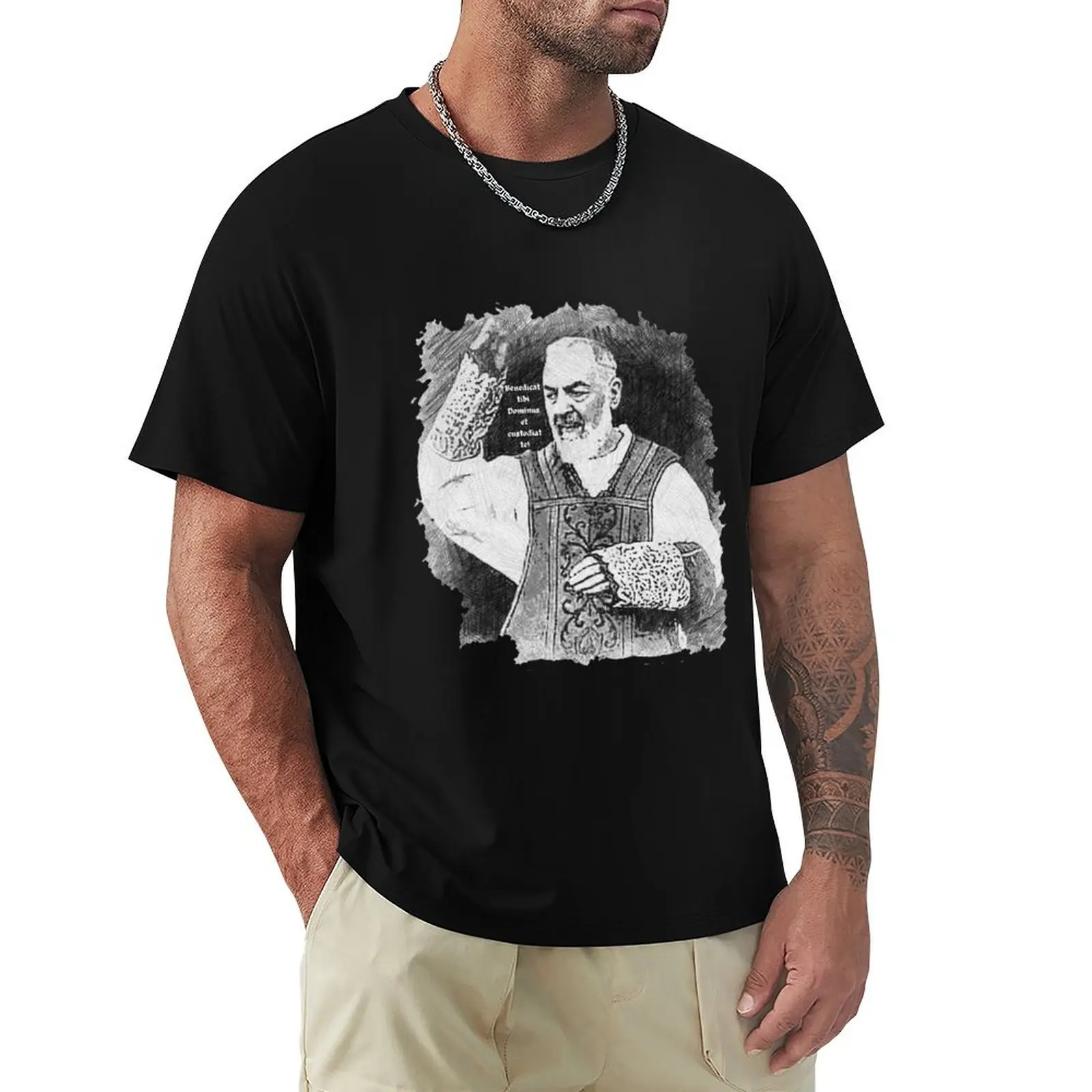 Saint Padre Pio, St. Padre Pio, Padre pio T-Shirt Casual Daily Graphic Tee