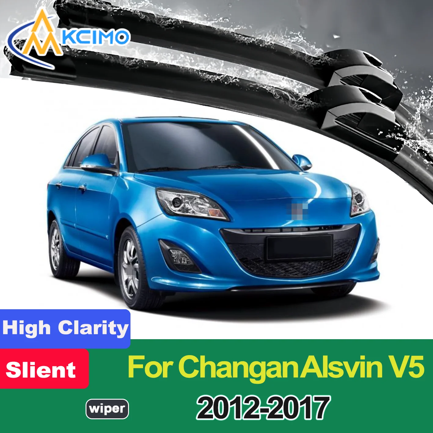 

2PCS New Wiper Blades for Changan Alsvin V5 2012-2017 Farda 511 (Iran) Front Windshield Auto Wipers Blade Accessories 2017 2016