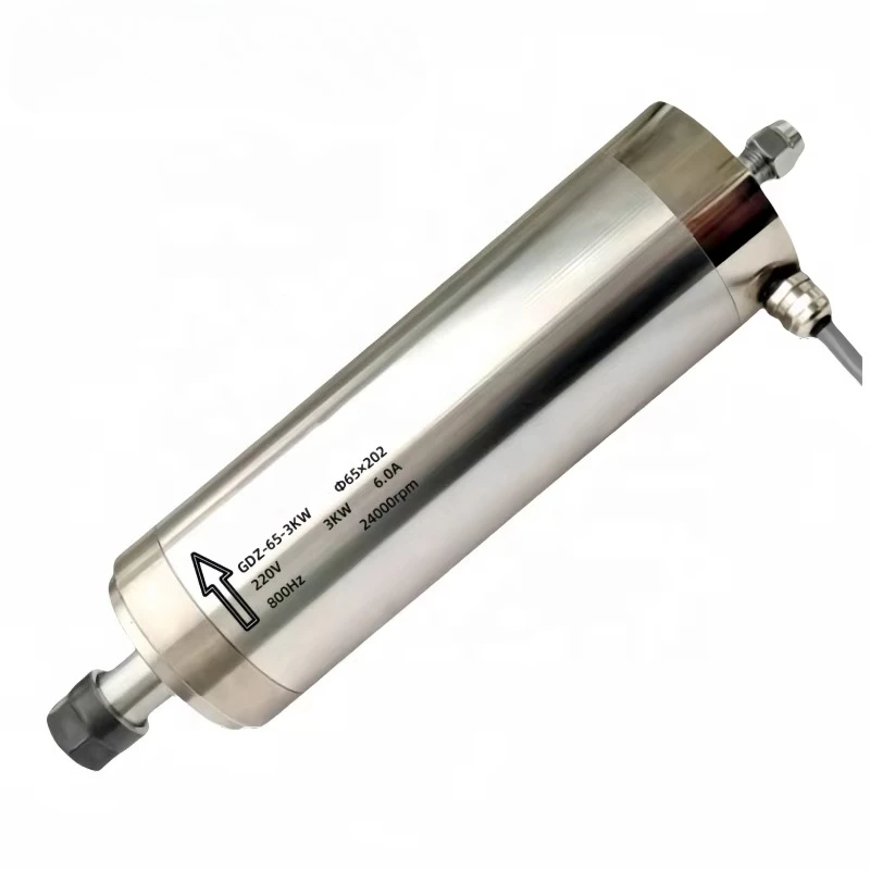 

Universal Air Cooled CNC Spindle Motor Space-Saving Design Low Maintenance BT30 Nose Joint Gear Bearing Pump
