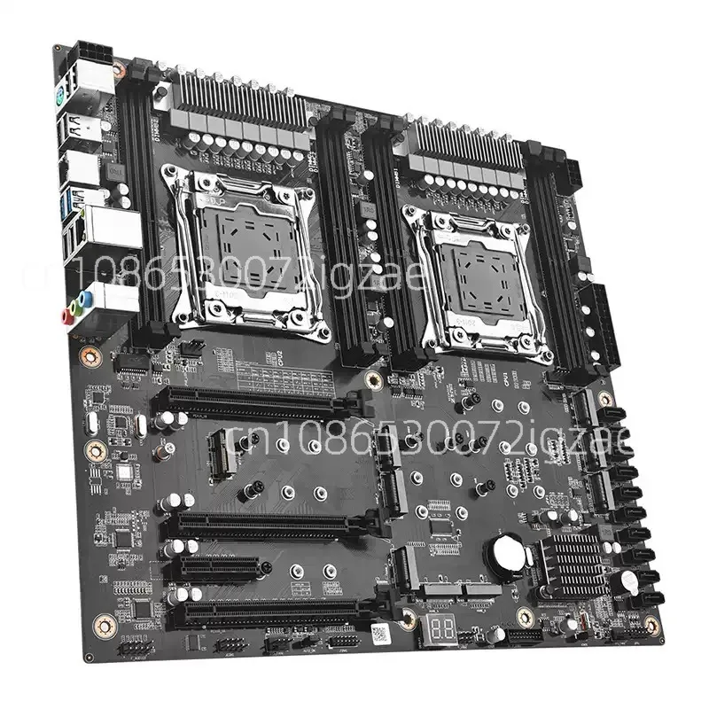 Hash MotherboardX99X Dual-Socket PLUS Motherboard LGA2011-3 Processor, DDR4 Memory, 6PCIE Graphics Card Slot