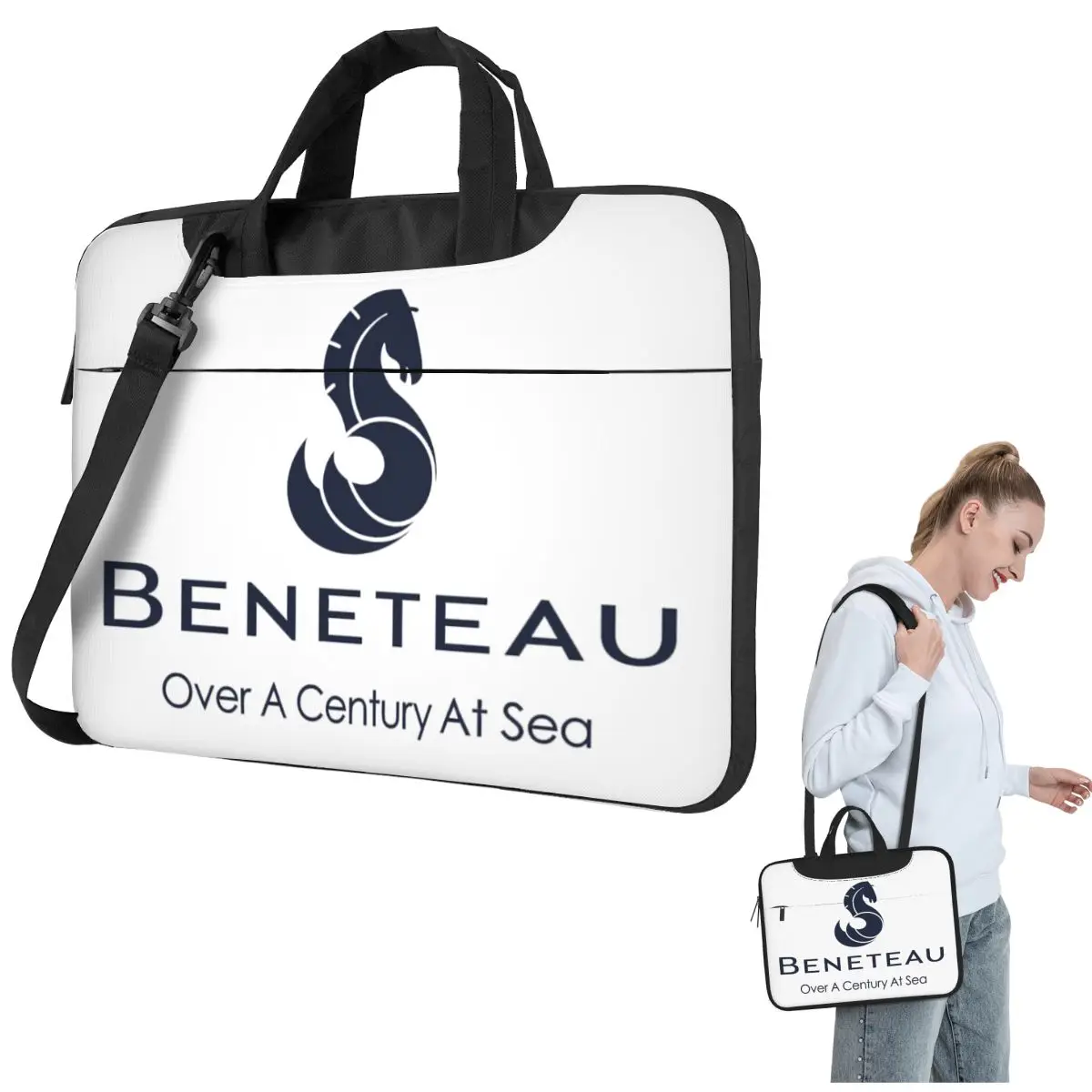 

Сумка для ноутбука Beneteau Boats, противоударный чехол, сумка для компьютера 13, 14, 15,6 дюймов, сумка через плечо для ноутбука Macbook Pro Air