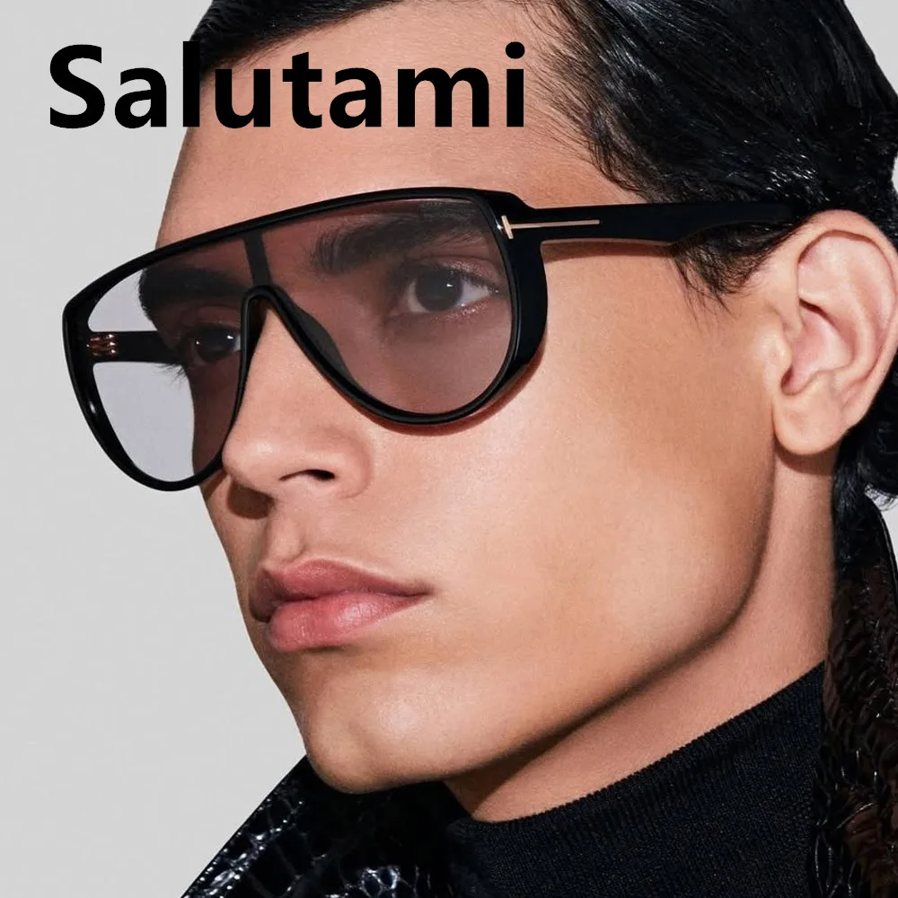 

unique one piece Y2K sunglasses for men women new fashion brand gradient sun glasses ladies trendy driving shades outdoor uv400