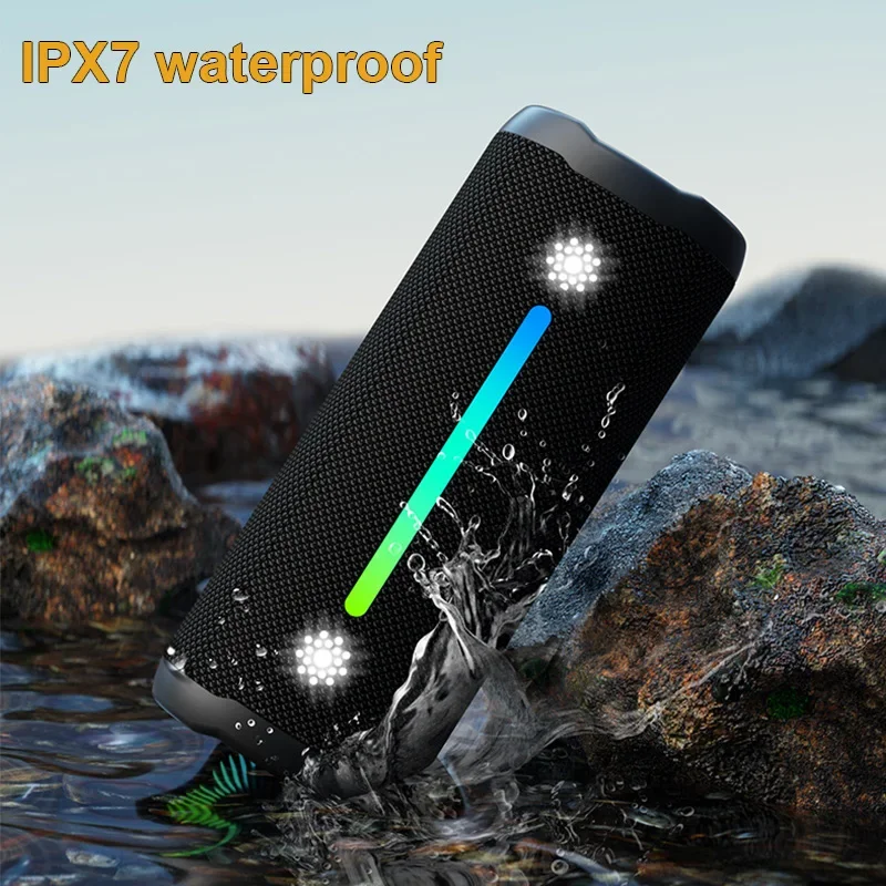 X10MAX سمّاعات بلوتوث صغيرة محمولة 35 واط مضخم صوت عالي الطاقة HIFI محيطي ستيريو المنزل في الهواء الطلق مقاوم للماء Boombox الصوت