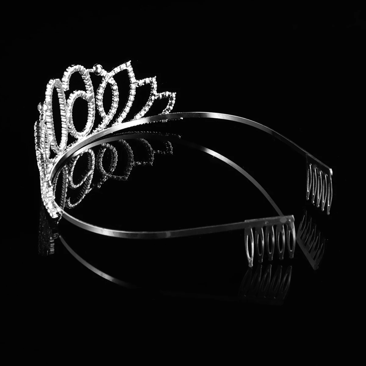 

Birthday Headband Rhinestone Headdress 60th Party Favors Women Hair Accessories Bride Headbands Cake Decoration Delicate Design