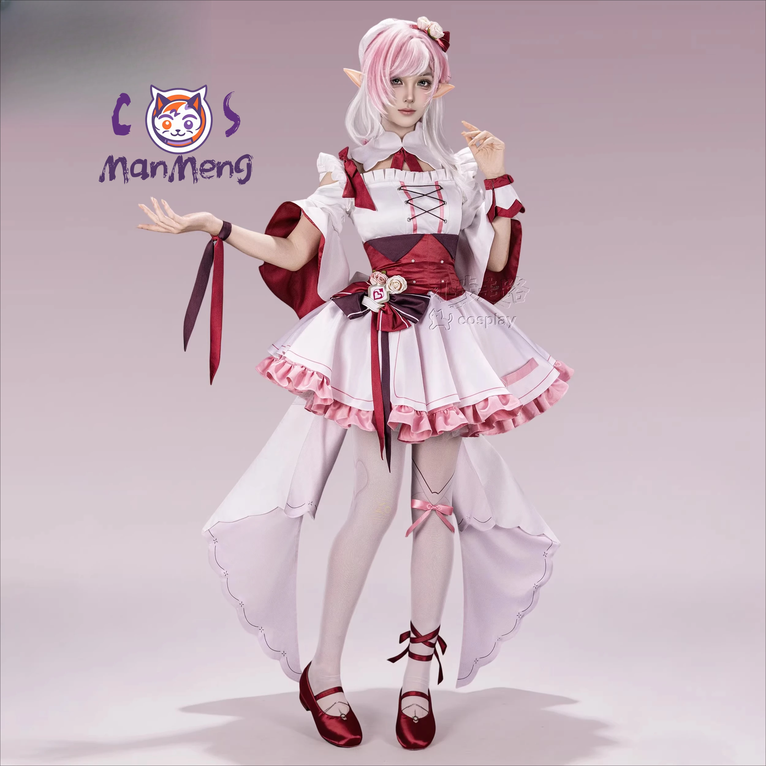 

Костюм для косплея по игре Honkai Impact 3 Elysia ROG, новая униформа горничной для девочек, наряд для Хэллоуина, новое платье Лолиты Элизии