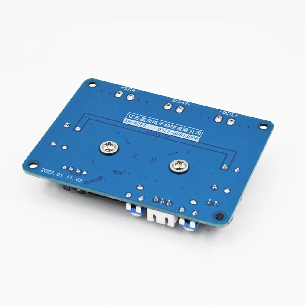 XH-A283 عالية الطاقة الرقمية مكبر كهربائي مجلس Pwer العرض 24 فولت الناتج 100 واط * 2