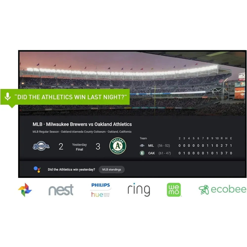 مشغل الوسائط المتدفقة للتلفزيون والفيديو؛ 4K HDR، الرياضات المباشرة، Dolby Vision-Atmos، ترقية معززة بالذكاء الاصطناعي