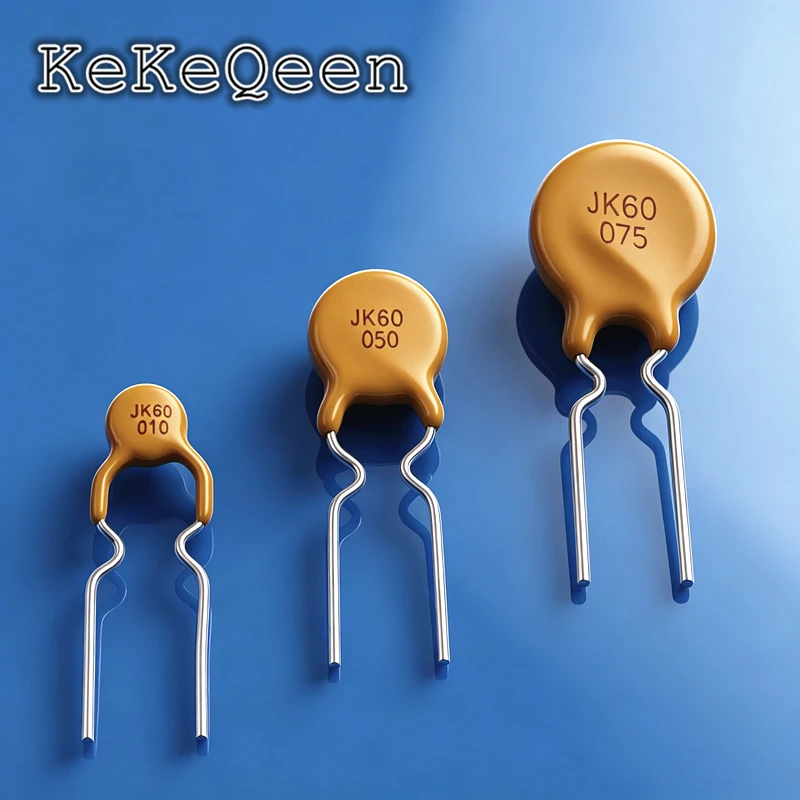 JK60 Resettable Fuse PTC JK60 0.05A 0.1A 0.2A 0.25A 0.3A 0.4A 0.5A 0.75A 0.9A 1.1A 1.35A 2A 2.5A 3A 3.75A 4A 5A original genuine
