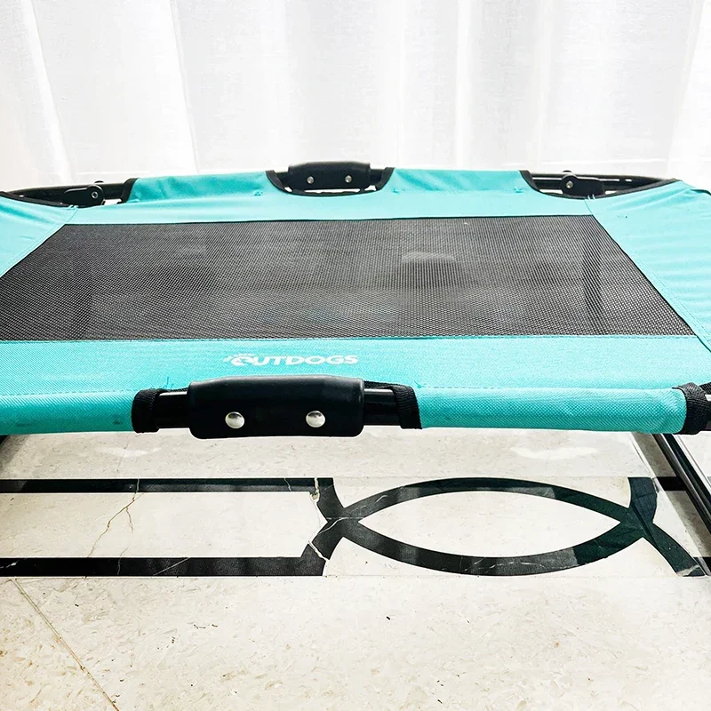 

Усовершенствованная походная кровать для домашних животных, складная, прохладная, сетчатый домик для собак, защита от укусов, меленая кровать для собак, принадлежности для кошек и собак