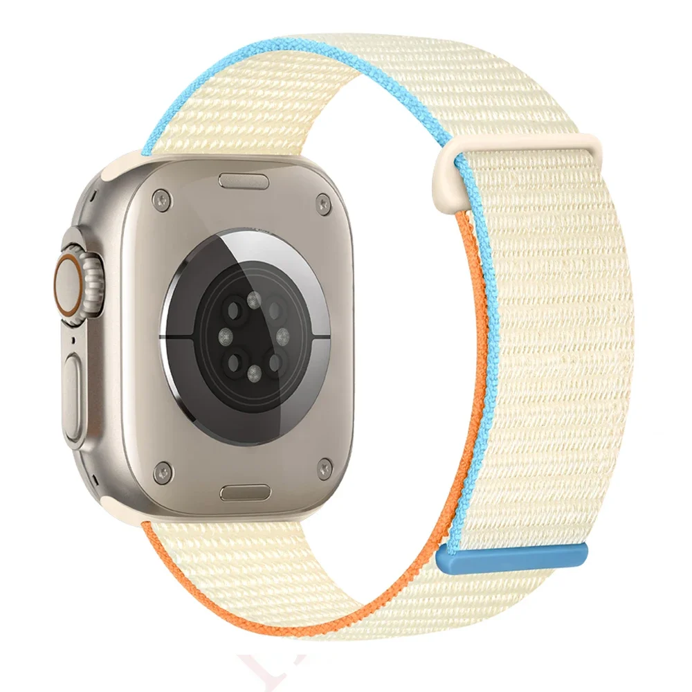 Nylon-Schlaufenarmband für Apple Watch Band Ultra-2 49 mm 42 mm 40 mm 45 mm 44 mm 46 mm Sportarmband iWatch-Bänder Serie 11 10 9 8 7 6 5 4