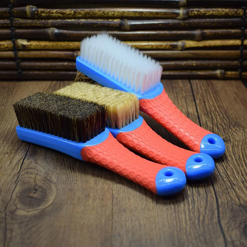 Boar Bristle Wood Handle Brush Car Tire Paint Glass Exterior Interior Detailing Brushes Shine Clean Detail Car Wash Accessories