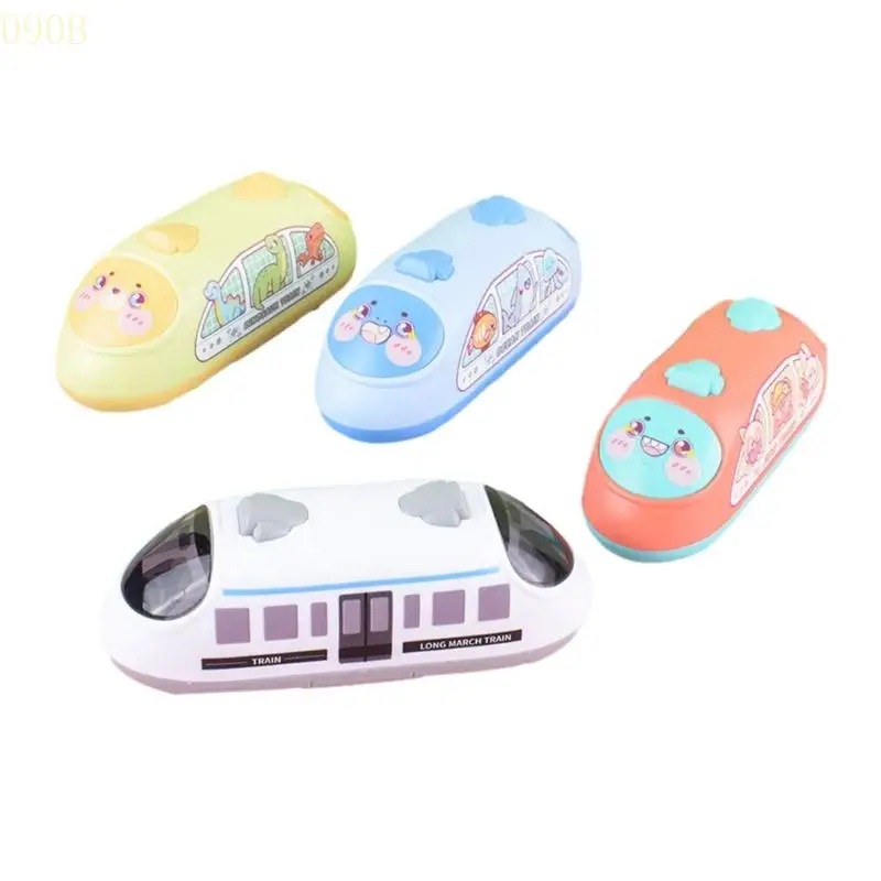 

090B Mini Harmonious Pull Back Train Toy for Toddlers Friction Powered Toy Vehicles for Kids Birthday Party Educational Gift