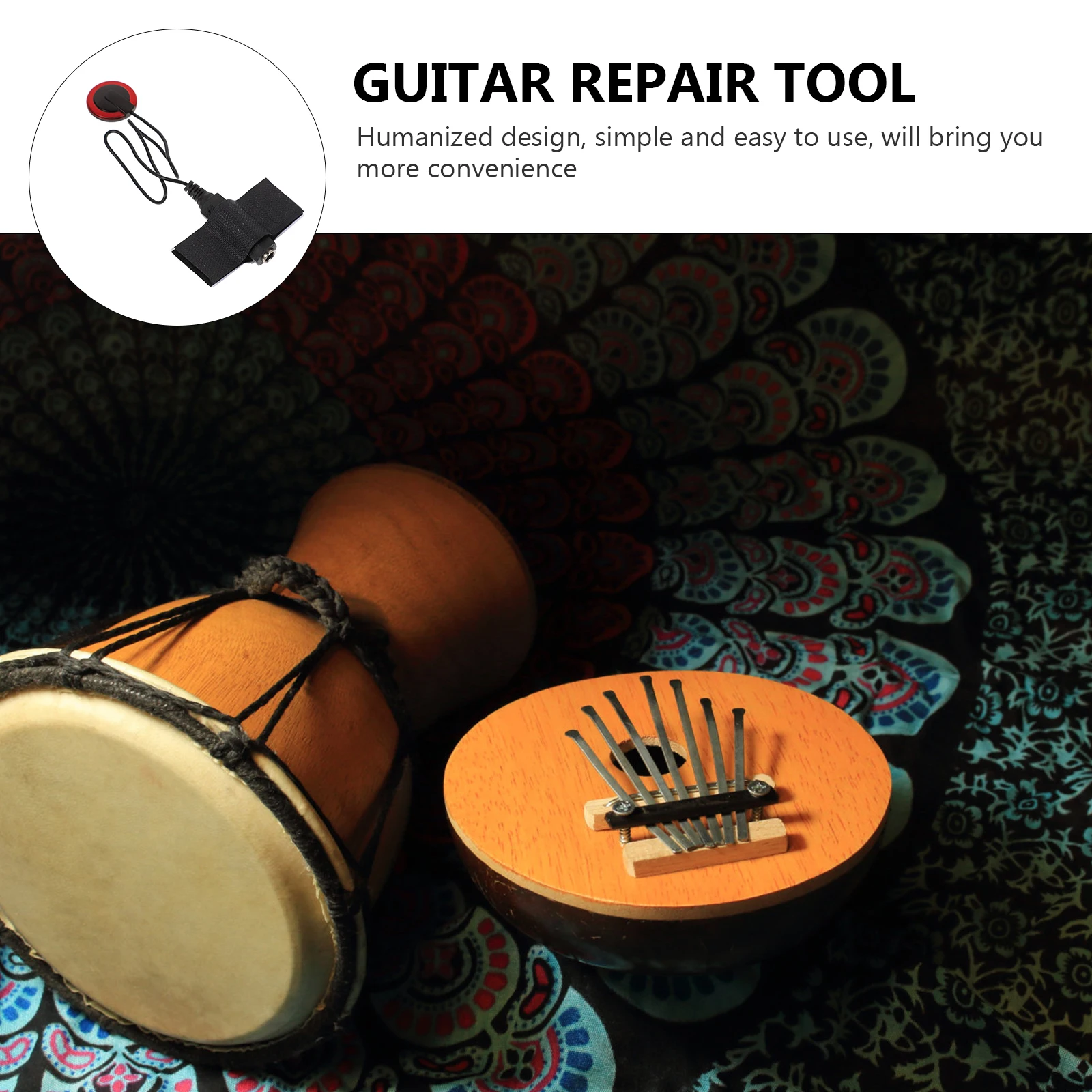 

Pickup Instrument Transducer Thumb Finger Piano Mechanical Accessory Useful Abs Professional