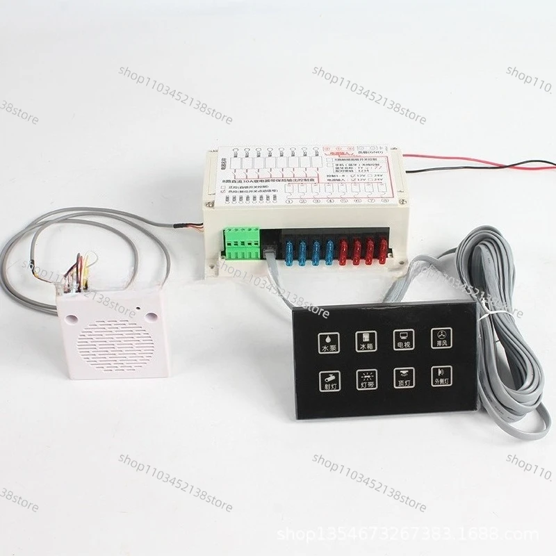 RV Modification Intelligent Voice Control 8-way Switch Touch Screen Panel Display Remote Voice Control
