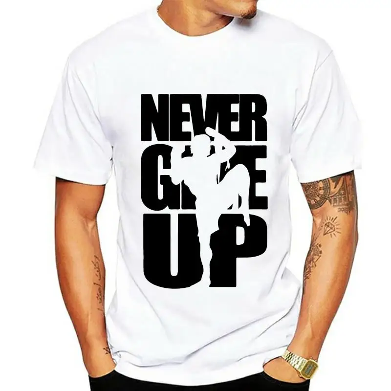 New Never Give Up Muay Thai Mixed Martial Arts T Shirt Mmaharajuku Streetwear Shirt Menfighter Comba